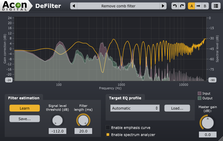 DIUS X ACOUSTICA Screen